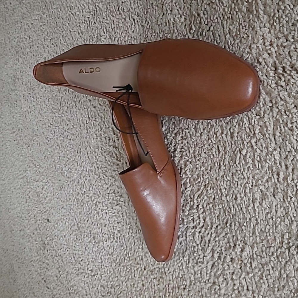 Aldo Slip-on Woman Shoes, Brown, Size 11